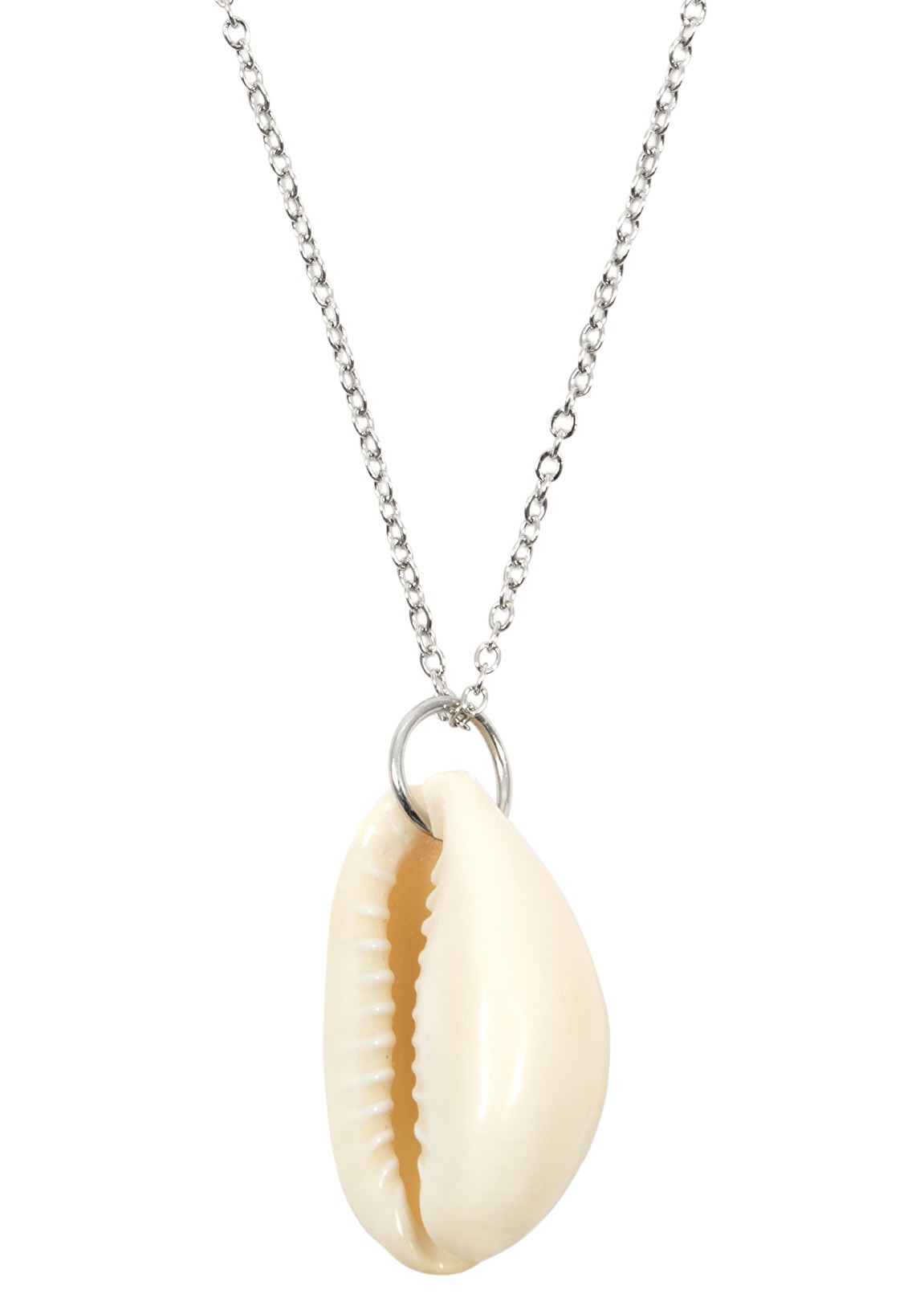 Sea Shell Pendant Necklace Silver - Hey Happiness