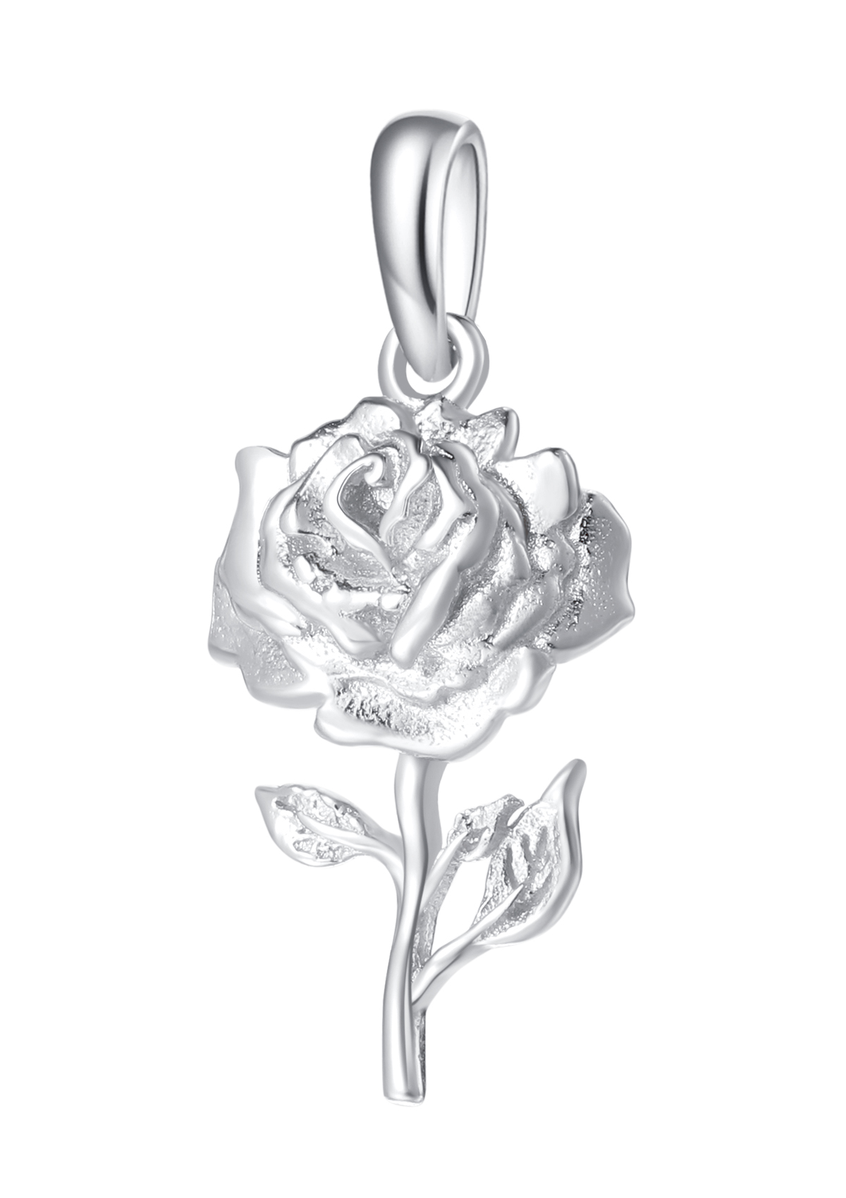 Pendentif Rose Sterling Argent - Hey Happiness